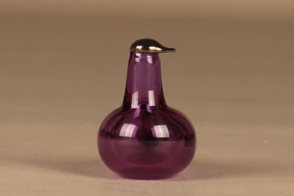 Nuutajärvi lintu , Suosorsa, suunnittelija Oiva Toikka, Suosorsa, signeerattu kuva 3