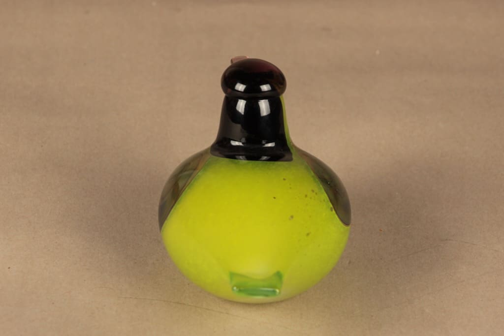 Nuutajärvi lintu , Tavi, suunnittelija Oiva Toikka, Tavi , signeerattu kuva 4