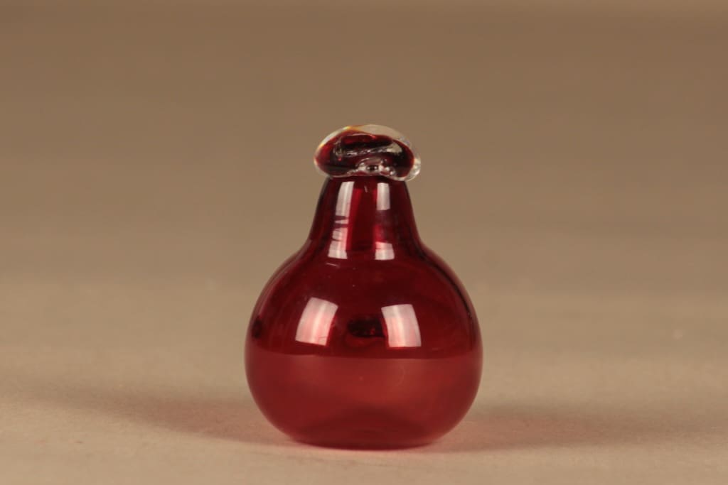 Iittala lintu , Tirri, suunnittelija Oiva Toikka, Tirri, signeerattu kuva 3