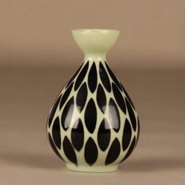 Arabia maljakko, käsinmaalattu, suunnittelija tuntematon, käsinmaalattu