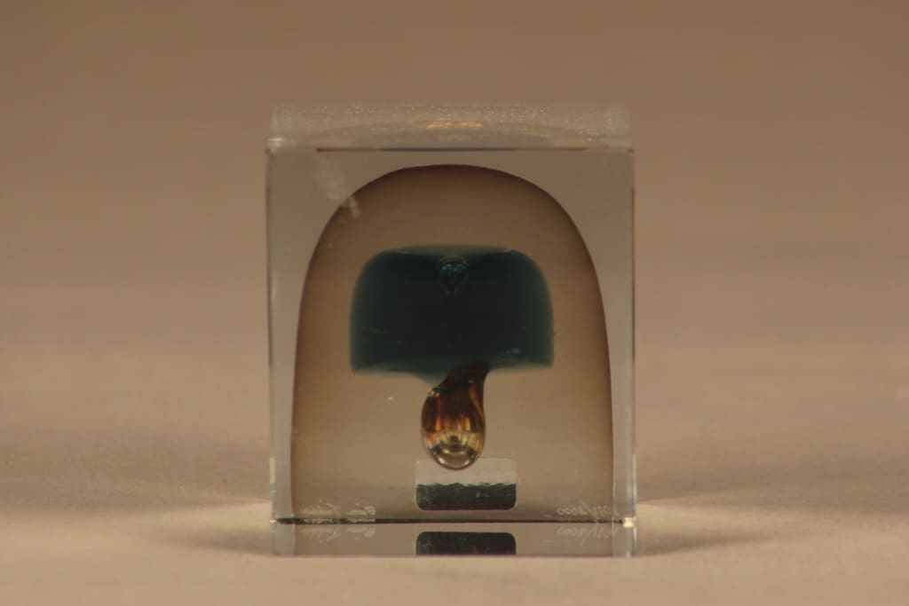 Nuutajärvi Vuosikuutio taide-esine, 1989, suunnittelija Oiva Toikka, 1989, signeerattu, numeroitu kuva 2