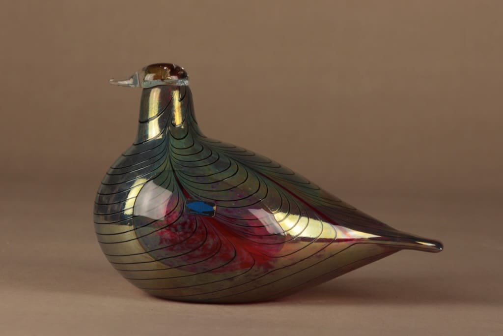 Nuutajärvi lintu , Fasaani, suunnittelija Oiva Toikka, Fasaani