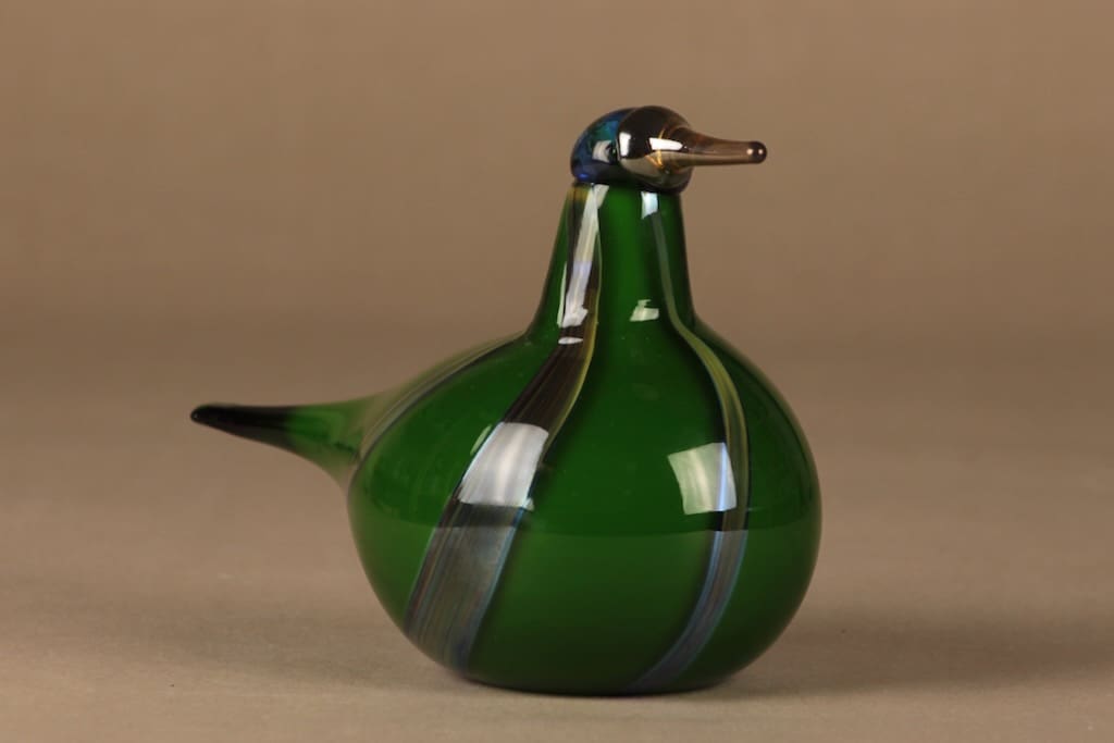 Nuutajärvi lintu , Viherhyyppä, suunnittelija Oiva Toikka, Viherhyyppä kuva 2