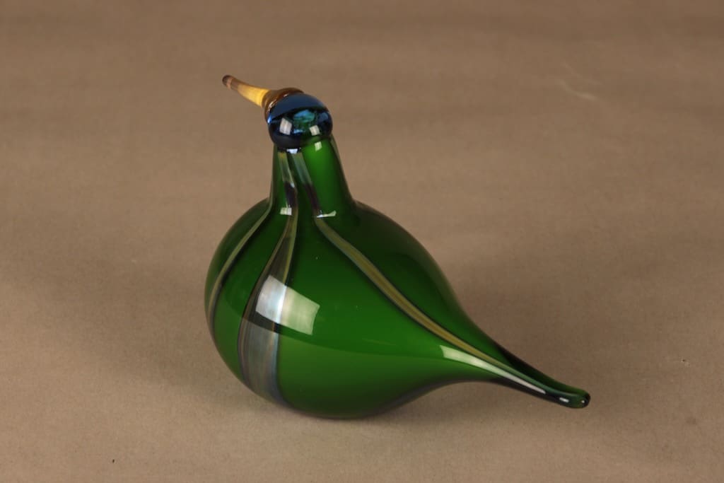 Nuutajärvi lintu , Viherhyyppä, suunnittelija Oiva Toikka, Viherhyyppä kuva 3