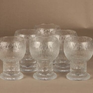 Iittala Kekkerit olutlasi, 50 cl, 6 kpl, suunnittelija Timo Sarpaneva, 50 cl