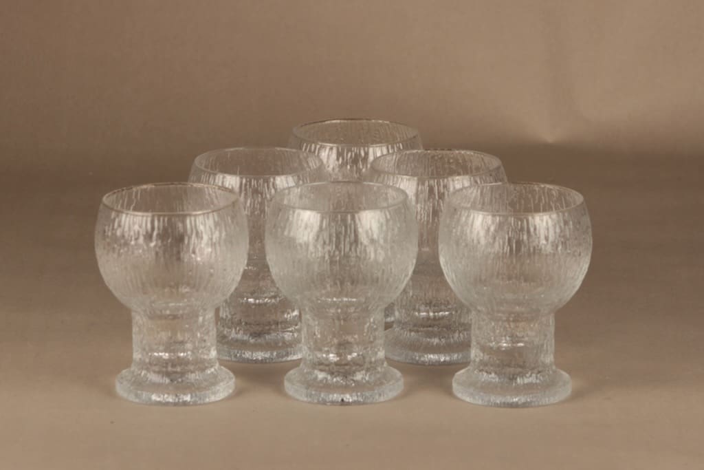 Iittala Kekkerit olutlasi, 50 cl, 6 kpl, suunnittelija Timo Sarpaneva, 50 cl