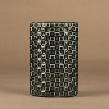 Arabia Harlekiini maljakko, vihreä, suunnittelija Kaarina Aho,