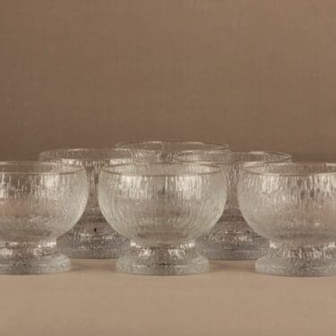 Iittala Kekkerit dessert bowl 6 pcs designer Timo Sarpaneva