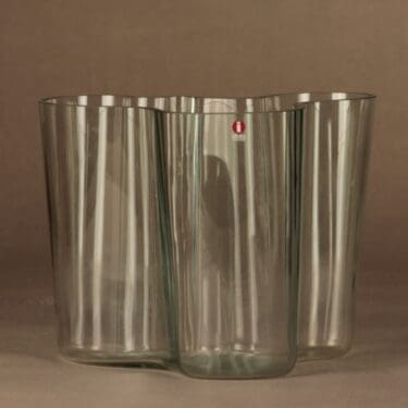 Iittala Aalto-Collections maljakko, signeerattu, suunnittelija Alvar Aalto, signeerattu