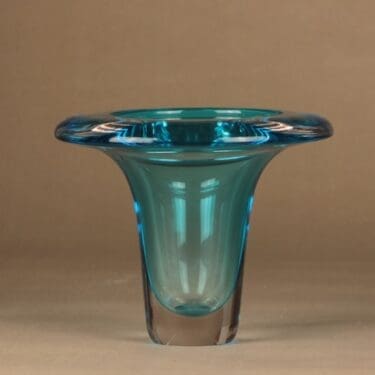 Nuutajärvi Saturnus maljakko, signeerattu, suunnittelija Jaakko Niemi, signeerattu