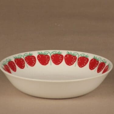 Arabia Pomona lautanen syvä suunnittelija Raija Uosikkinen