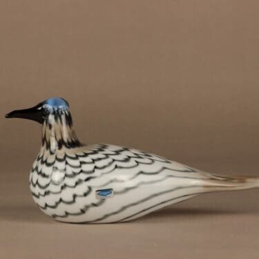 Nuutajärvi lintu , Tiira yrityslintu, suunnittelija Oiva Toikka, Tiira yrityslintu, signeerattu, numeroitu