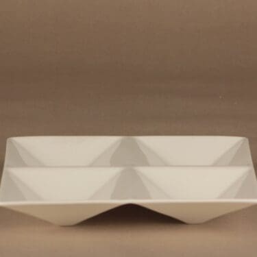 Arabia KF 1 lokerovati, valkoinen, suunnittelija Kaj Franck,