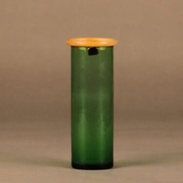 Nuutajärvi Purtilo purkki, puukannella, suunnittelija Kaj Franck, puukannella