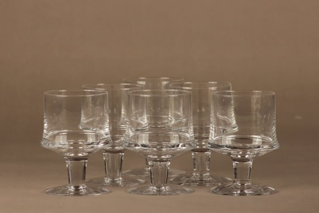 Iittala Marski punaviinilasi, 25 cl, 6 kpl, suunnittelija Tapio Wirkkala, 25 cl