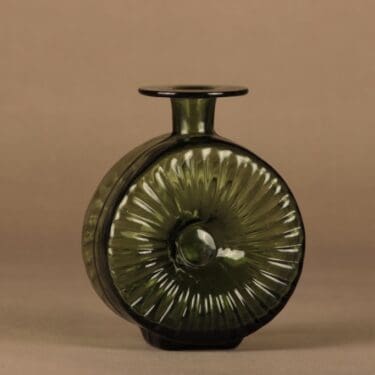 Riihimäen lasi Aurinkopullo koristepullo, koko 2/4, suunnittelija Helena Tynell, koko 2/4