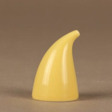 Arabia Teema suolasirotin, keltainen, suunnittelija Kaj Franck,