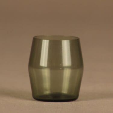 Iittala i-103 snapsilasi, vihreä, suunnittelija Timo Sarpaneva,