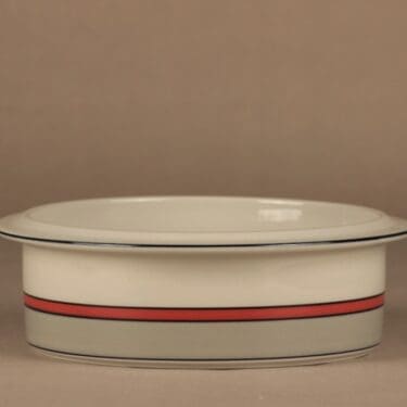 Arabia Aslak kulho, suunnittelija Inkeri Leivo, raitakoriste