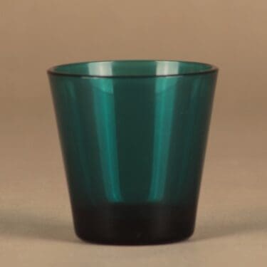 Nuutajärvi Kartio lasi, petroolinsininen, suunnittelija Kaj Franck,