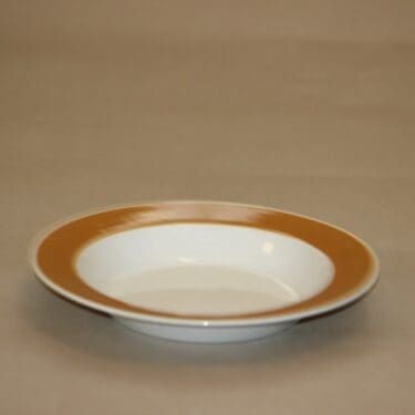 Arabia Aprikoosi lautanen, syvä suunnittelija Kaarina Aho