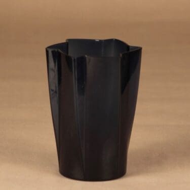 Nuutajärvi 1437 maljakko, tummansininen suunnittelija Harry Moilanen 2