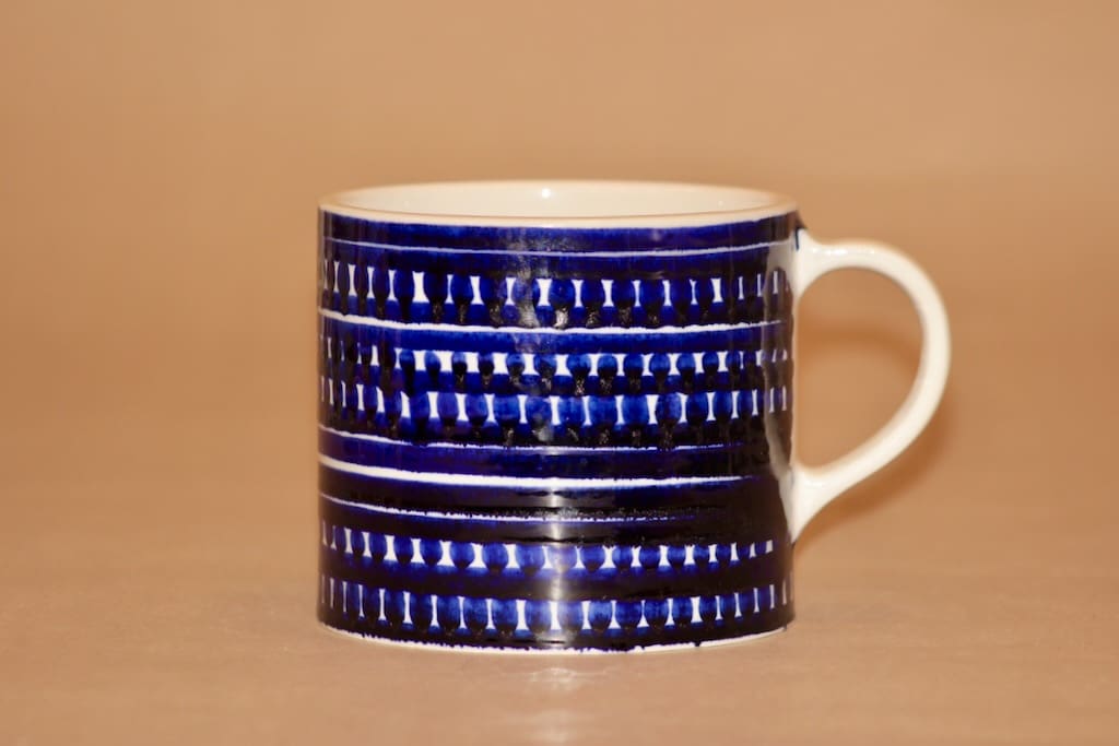 Arabia GOG Haarikka, käsinmaalattu suunnittelija Gunvor Olin