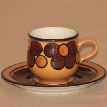 Arabia Kalevala kahvikuppi, käsinmaalattu suunnittelija Anja Jaatinen