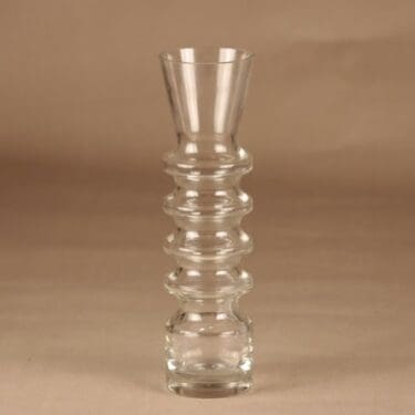 Riihimäen lasi Pagoda maljakko, kirkas suunnittelija Nanny Still