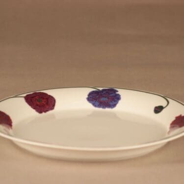 Arabia Illusia lautanen, 26 cm, suunnittelija Fujiwo ishimoto, 26 cm, kukka