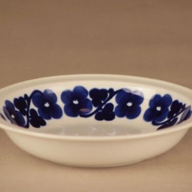 Arabia Aamu lautanen, syvä, suunnittelija Esteri Tomula, syvä, kukka