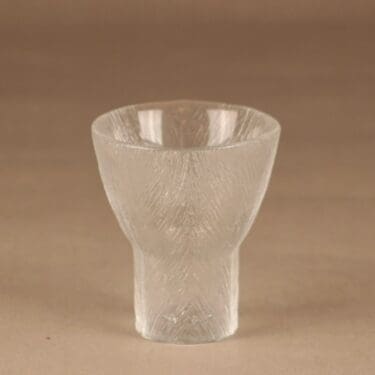 Iittala Tuulikki maljakko, kirkas, suunnittelija Valto Kokko,