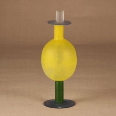 Nuutajärvi OZ taide-esine, signeerattu, suunnittelija Oiva Toikka, signeerattu