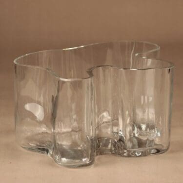 Iittala Aalto Collections malja, signeerattu, suunnittelija Alvar Aalto, signeerattu