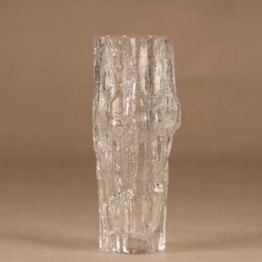 Iittala Avena maljakko, kirkas, suunnittelija Tapio Wirkkala,