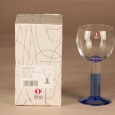 Nuutajärvi Mondo pikkuviini, 28 cl, suunnittelija Kerttu Nurminen, 28 cl