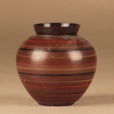 Kauklahden lasi maljakko, käsinmaalattu, suunnittelija , käsinmaalattu