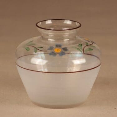 iittala Karhula maljakko, käsinmaalattu, suunnittelija , käsinmaalattu