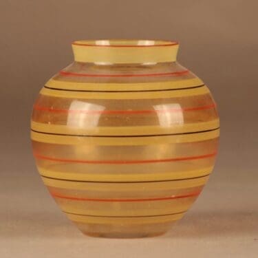 Kauklahden lasi   maljakko, käsinmaalattu, suunnittelija , käsinmaalattu