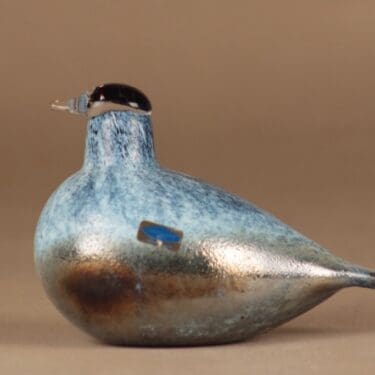 Nuutajärvi lintu , Yrityslintu, suunnittelija Oiva Toikka, Yrityslintu, signeerattu