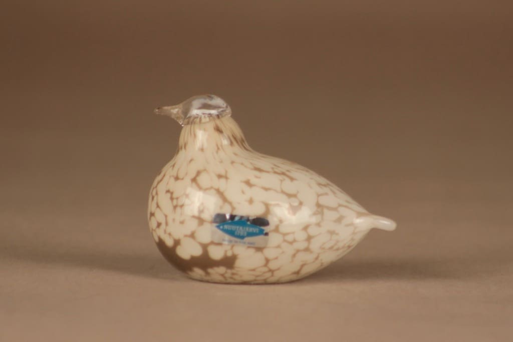 Nuutajärvi lintu , Kiiruna, suunnittelija Oiva Toikka, Kiiruna, signeerattu