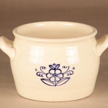 Arabia ruukku, valkoinen, sininen, suunnittelija ,