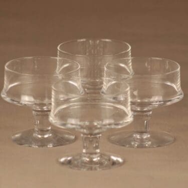 Iittala Marski jälkiruokamalja, 17 cl, 4 kpl, suunnittelija Tapio Wirkkala, 17 cl