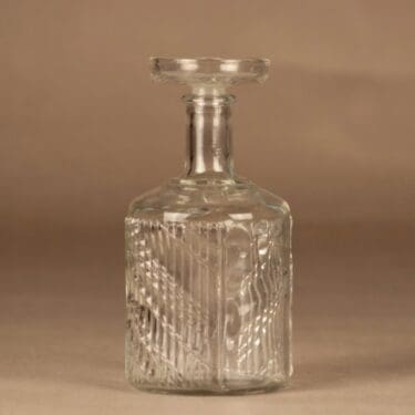 Riihimäen lasi Flindari karahvi, kirkas, suunnittelija Nanny Still,