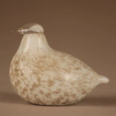 Nuutajärvi lintu , Kiiruna, suunnittelija Oiva Toikka, Kiiruna, signeerattu Oiva Toikka Nuutajärvi Notsjö