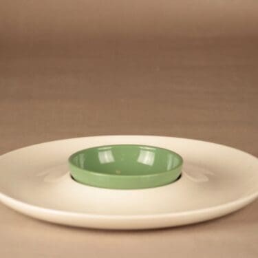 Arabia Roma tarjoiluvati kulholla, kaksi-osainen, suunnittelija Kati Tuominen-Niittylä, kaksi-osainen