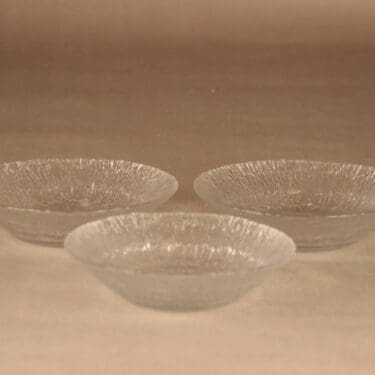 Iittala Solaris kulho, kirkas, 3 kpl, suunnittelija ,
