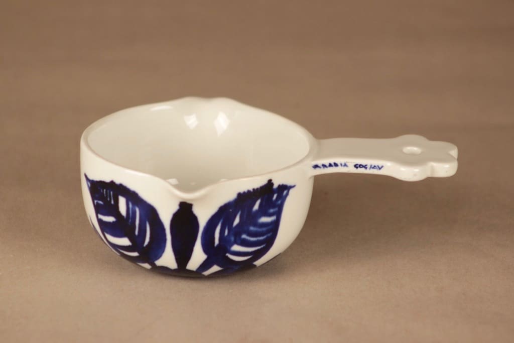 Arabia Köökki kauha, käsinmaalattu, suunnittelija Gunvor Olin-Grönqvist, käsinmaalattu, 2.5 dl