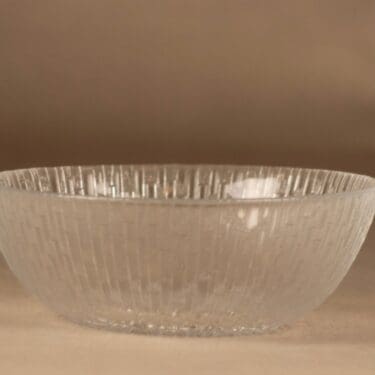 Iittala Ultima Thule kulho, kirkas, suunnittelija Tapio Wirkkala,