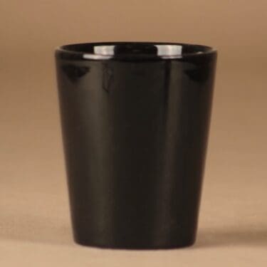 Arabia Teema mug, black designer Kaj Franck